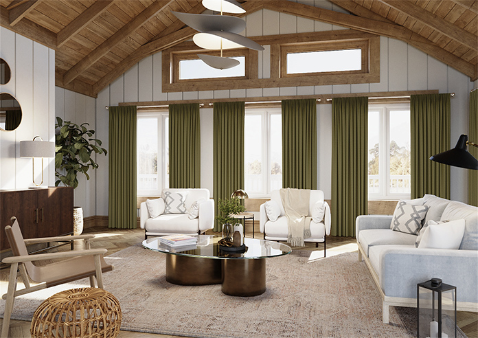 Stamford, Grass - Made to Measure Curtains - Image 7